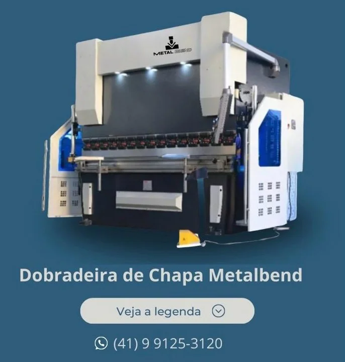 Imagem ilustrativa de Dobradeira de chapa galvanizada