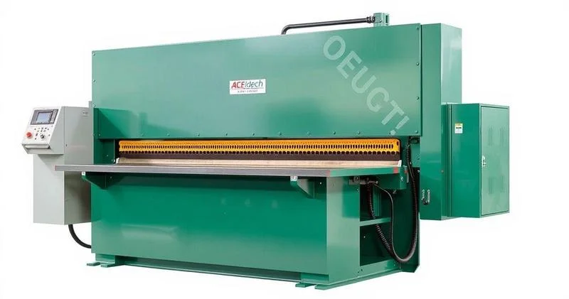 Guilhotina elétrica para chapa de aço