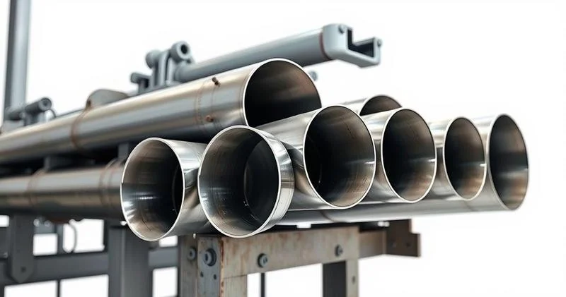Máquina para cortar tubos de aço